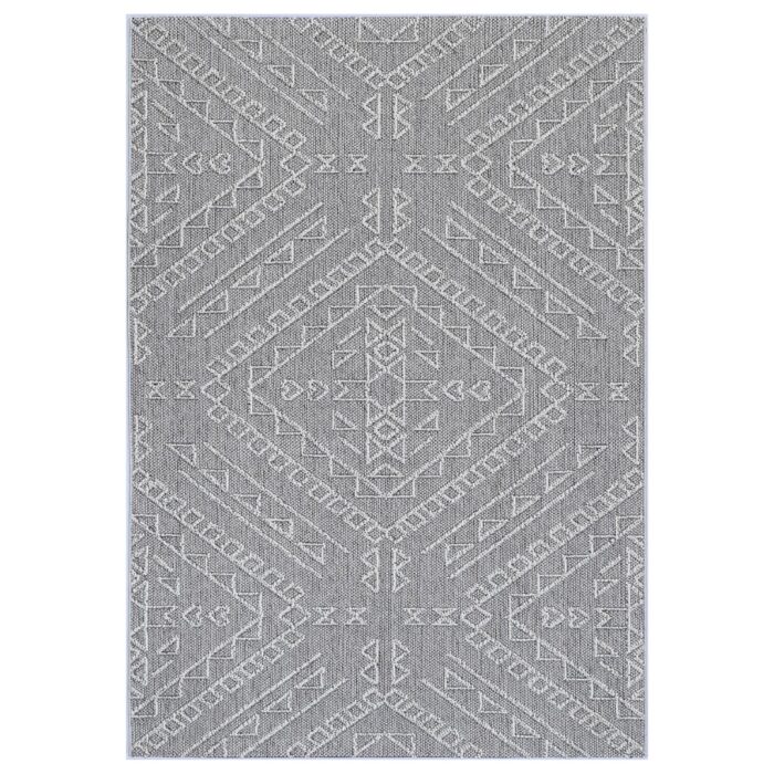 Vanuatu Kaua Ash Tribal Flatweave Rug adds timeless elegance and durability to any space with easy maintenance and versatile sizing options