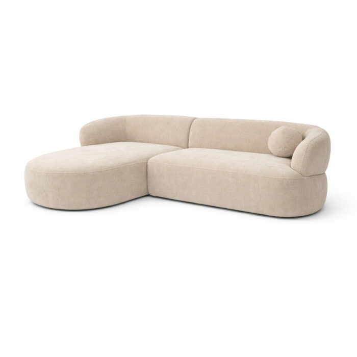 Arden 4 Seater Modular Sofa in Soft Beige Fabric
