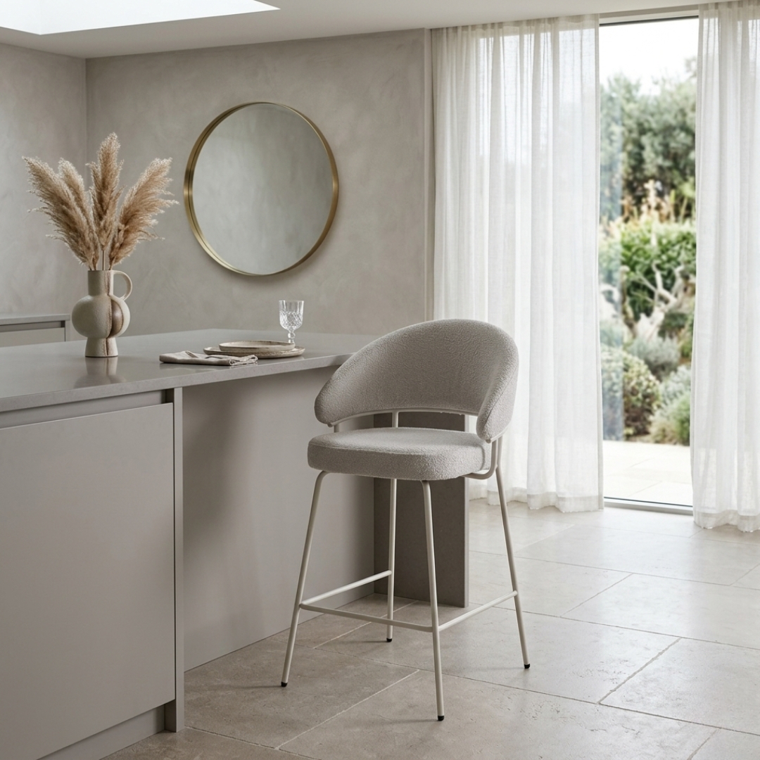 Remi Bar Stool – Beige
