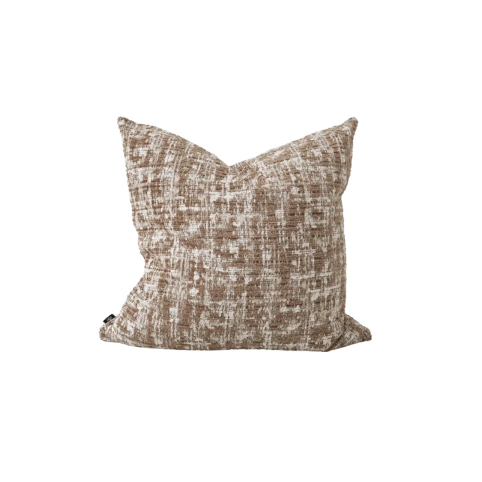Rivo Cushion 55cm – Brown / Natural