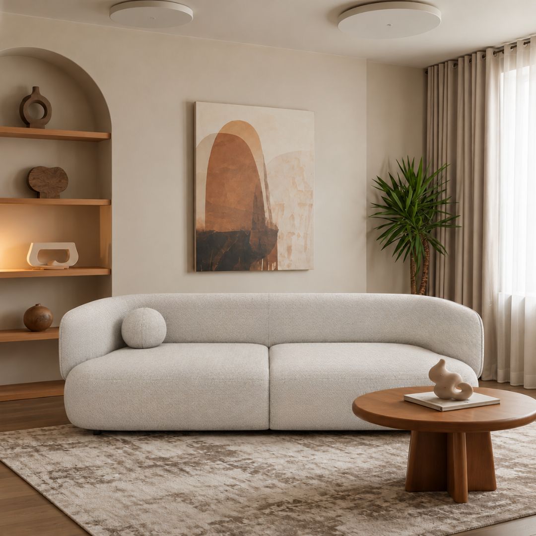 Aurea 3 Seater sofa – Beige