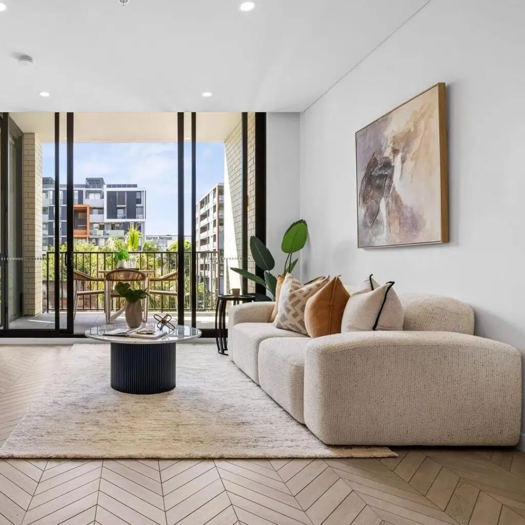 Luma 2 Seater Modular Sofa in modern living room setting