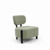 Felix Green Accent Chair with Metal Frame for Modern Living Room