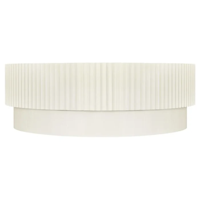 Avery Round Coffee Table – Ivory
