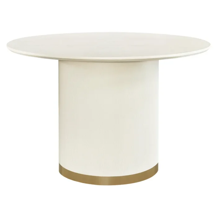 Eli Round Dining Table – 1.2m Ivory