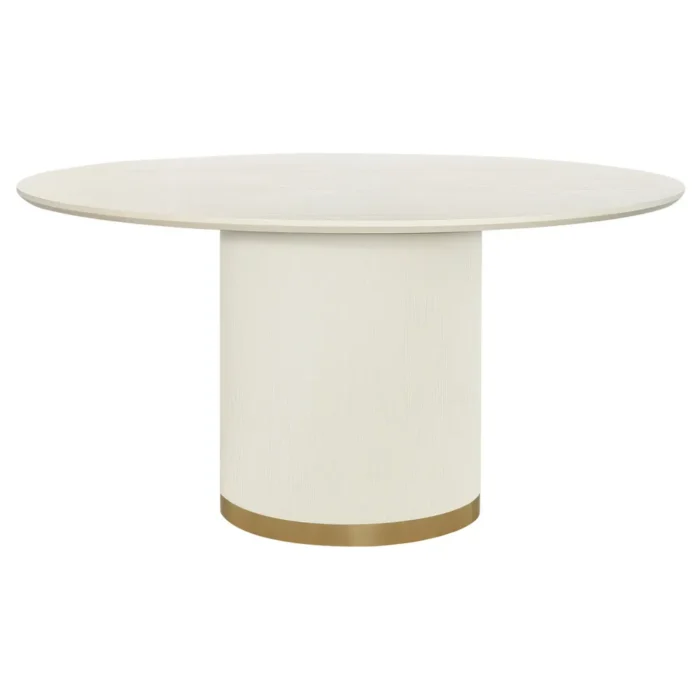 Eli Round Dining Table – 1.5m Ivory