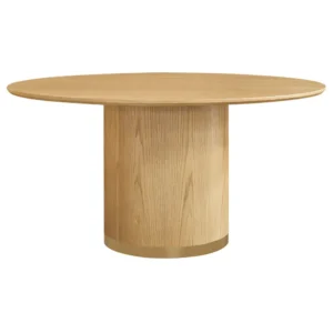 Eli Round Dining Table 1.5m Oak with Natural Finish