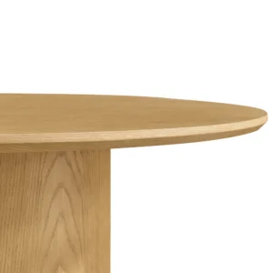 Eli Round Dining Table 1.5m Oak with Natural Finish