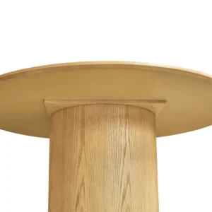 Eli Round Dining Table 1.5m Oak with Natural Finish