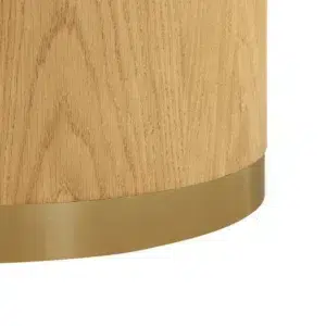 Eli Round Dining Table 1.5m Oak with Natural Finish