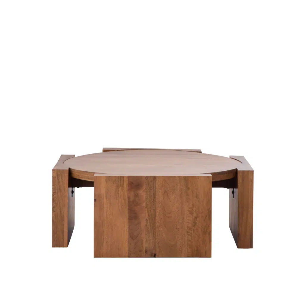 Juno Coffee Table in Light Walnut – Scandinavian Modern Design