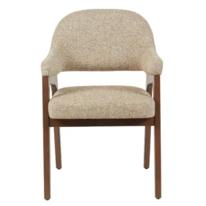 Koen Dining Chair in brown mid-century modern design