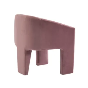 Kylie Dining Chair in Dusty Rose Velvet