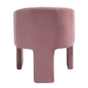 Kylie Dining Chair in Dusty Rose Velvet