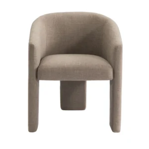 Kylie Dining Chair in Mocha Mousse linen fabric