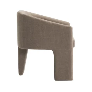 Kylie Dining Chair in Mocha Mousse linen fabric