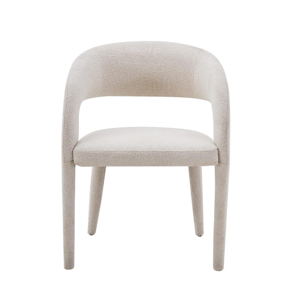 Lori Beige Dining Chair Modern Upholstered Seating