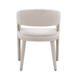 Lori Beige Dining Chair - Modern Upholstered Seat for Contemporary Dining Rooms