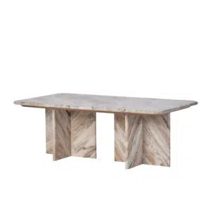 Nalu Coffee Table in multi-colored Toronto marble
