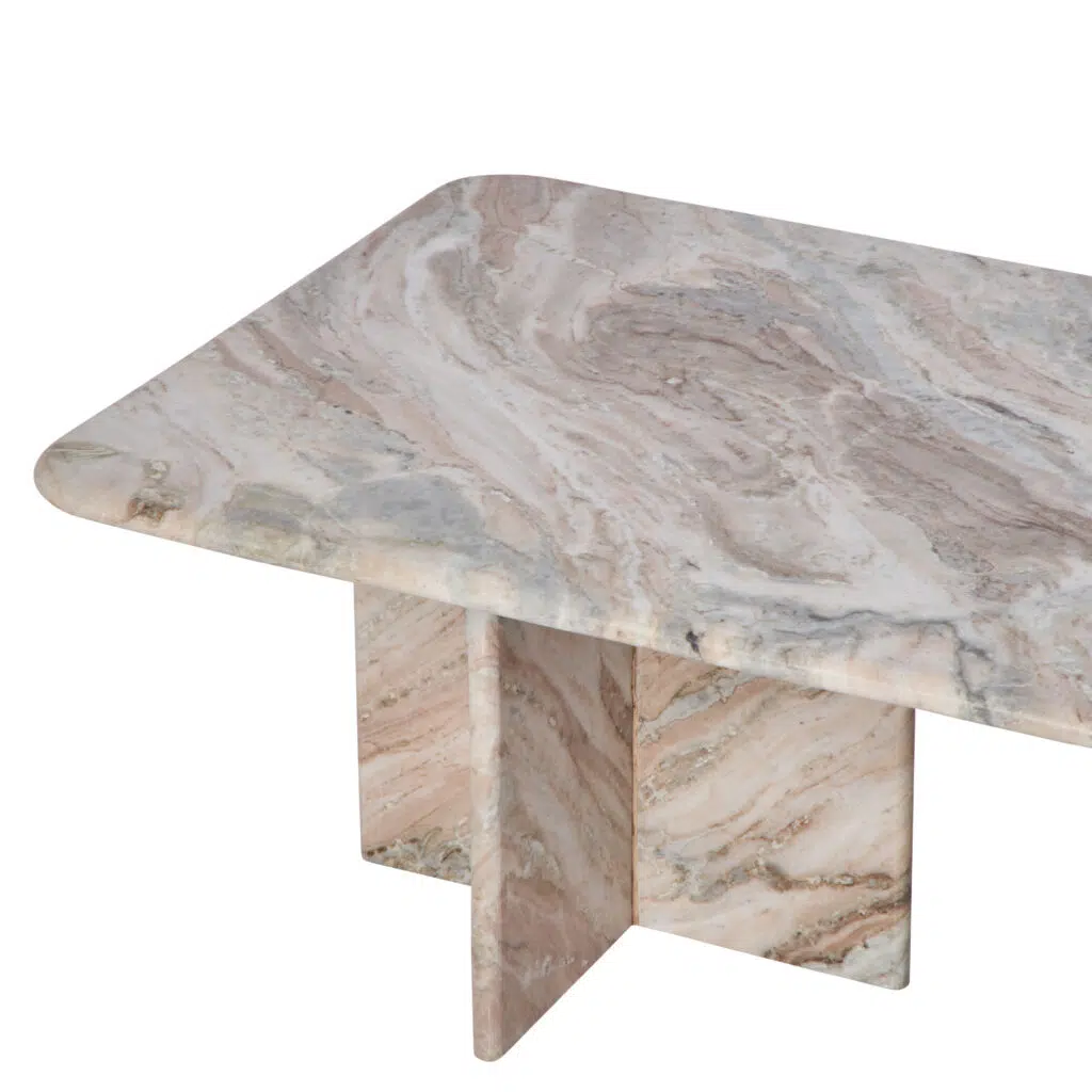 Nalu Coffee Table in multi-colored Toronto marble