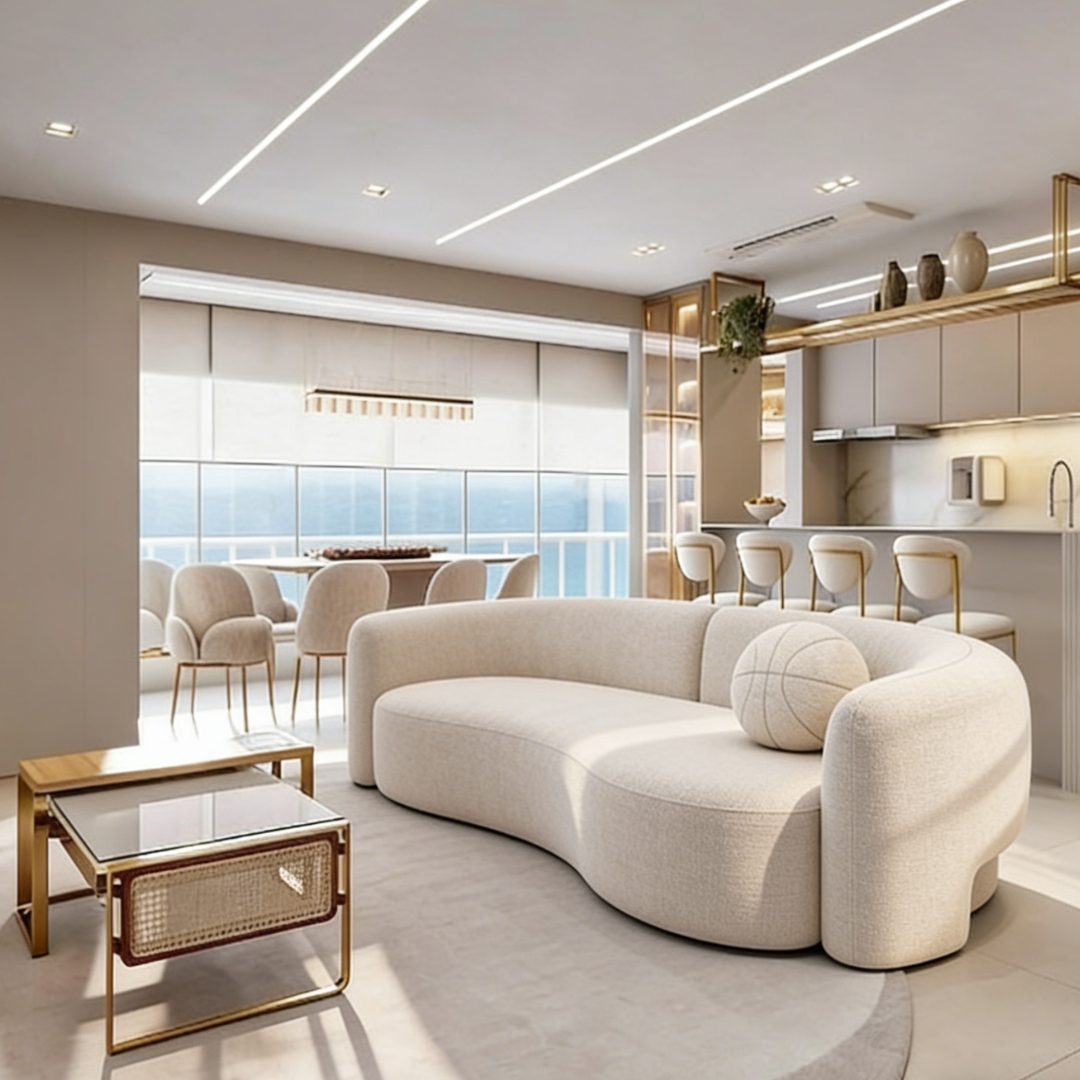 Yara 3 Seater Sofa – Beige