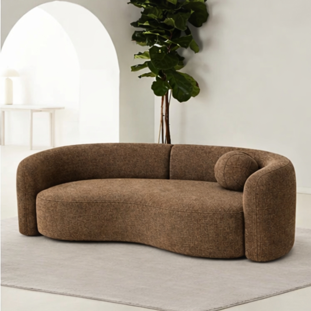 Yara 3 Seater Sofa – Brown