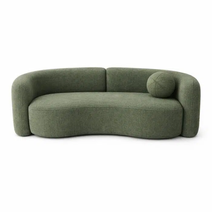 Yara 3 Seater Sofa – Green