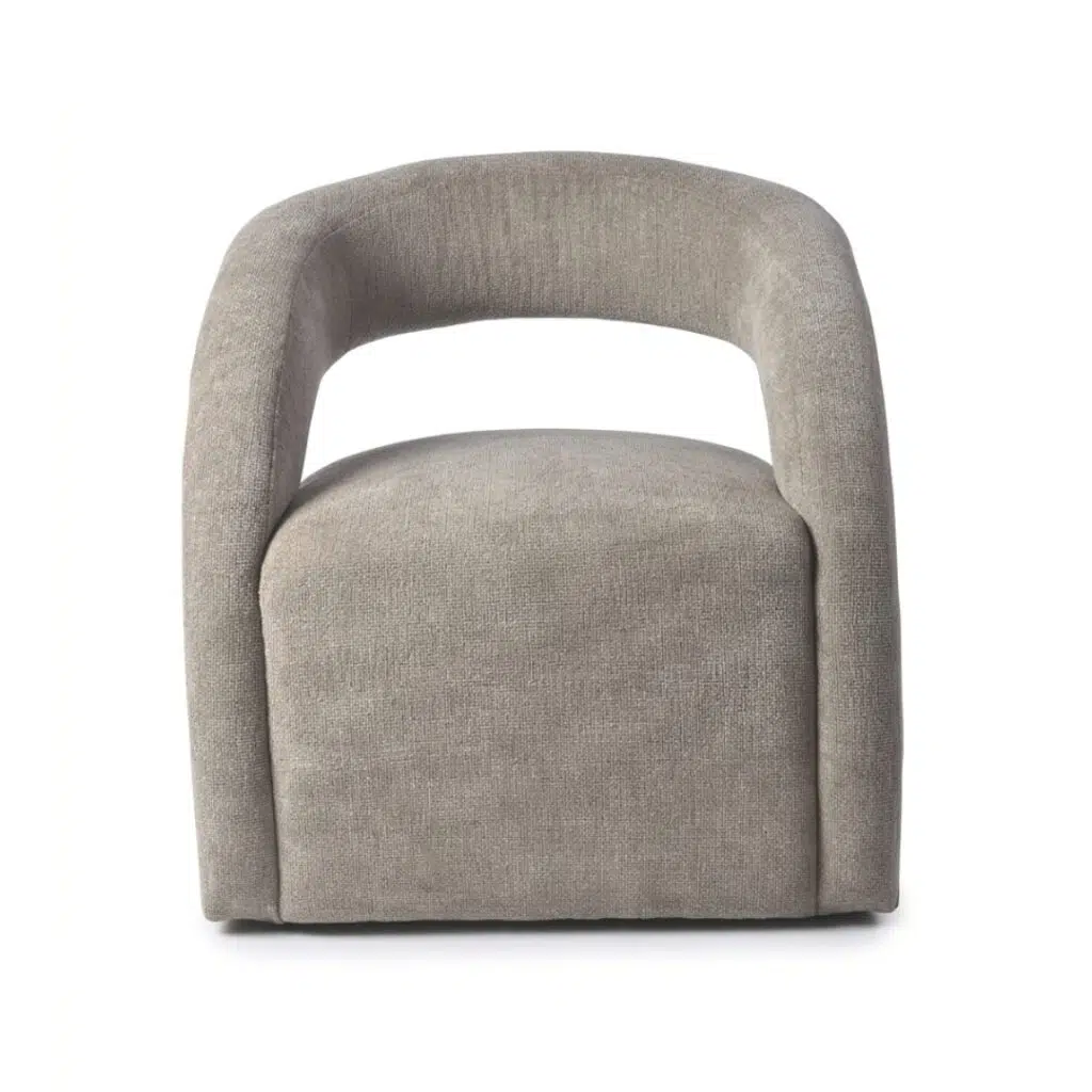 Arco Armchair in taupe for modern living rooms