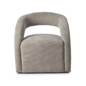 Arco Armchair in taupe for modern living rooms