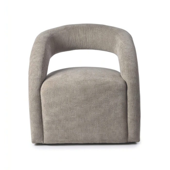 Arco Armchair in taupe for modern living rooms