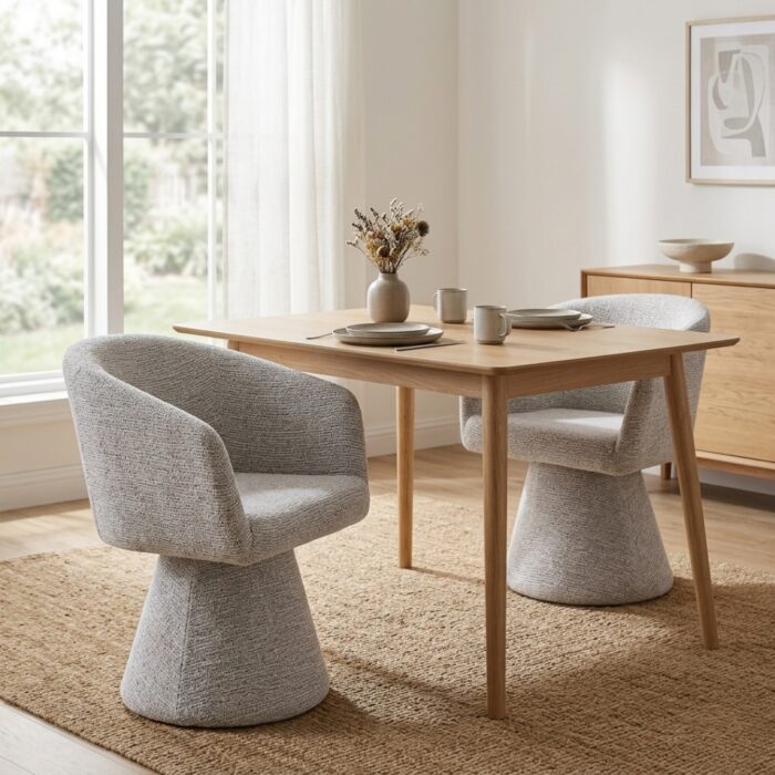 Fino Moss Green Dining Chairs Set of 2