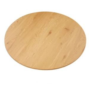 Morrison 1.2m Round Dining Table with Ash Legs and Milky MDF Top