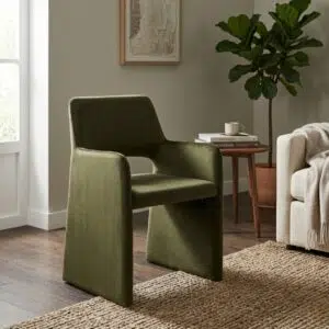 Romi Green Dining Chair for Modern or Rustic Interiors