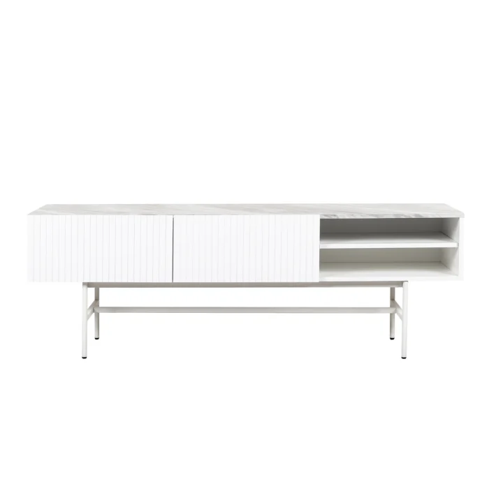 Scarlett Working Desk – White Marble-look