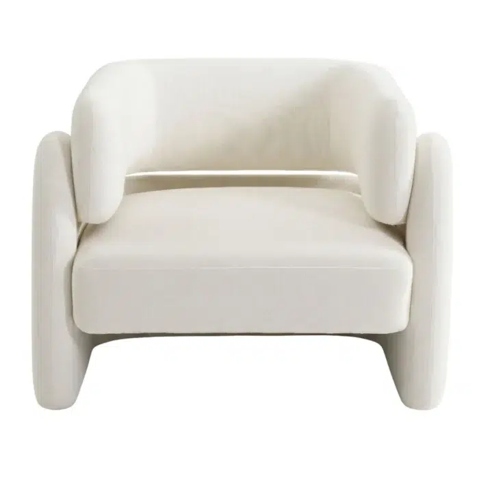 Declan Arm Chair – Ivory