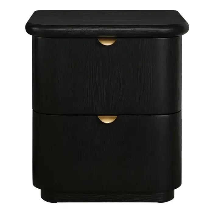 Lina Bedside Table – Black