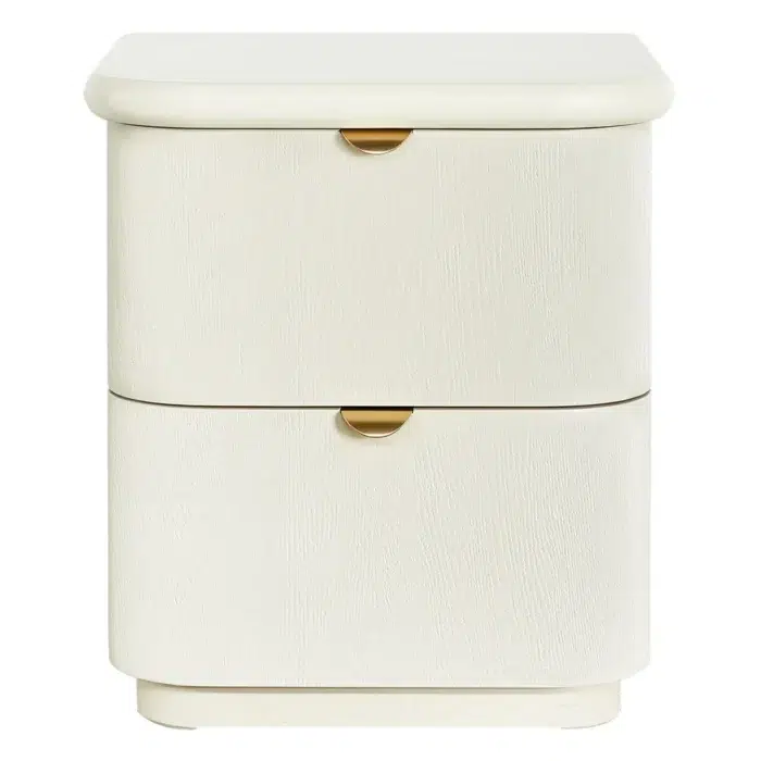 Lina Bedside Table – Ivory