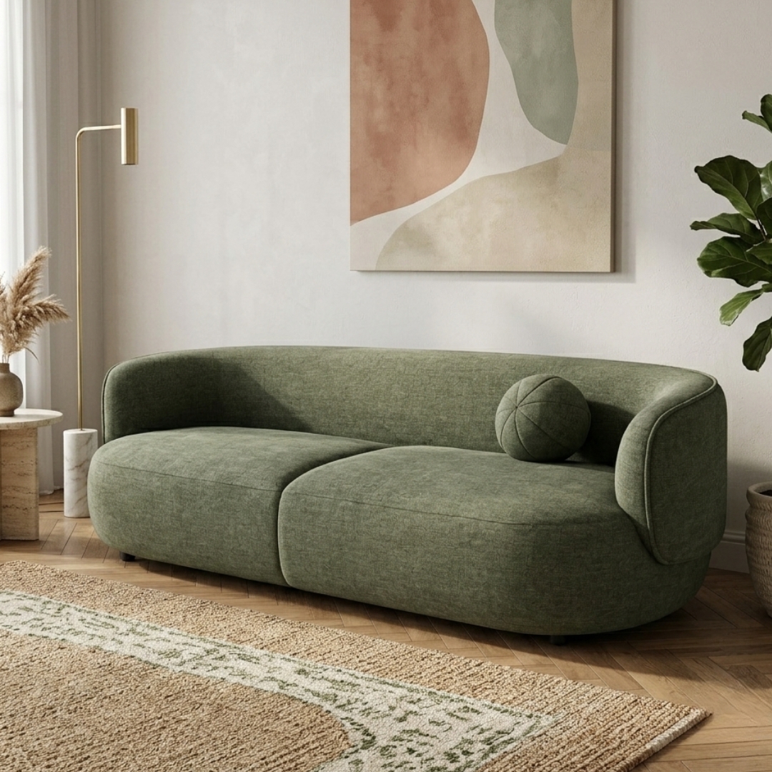 Aurea 3 Seater sofa – Green