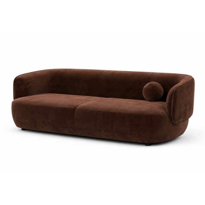 Aurea 3 Seater sofa – Velvet Brown