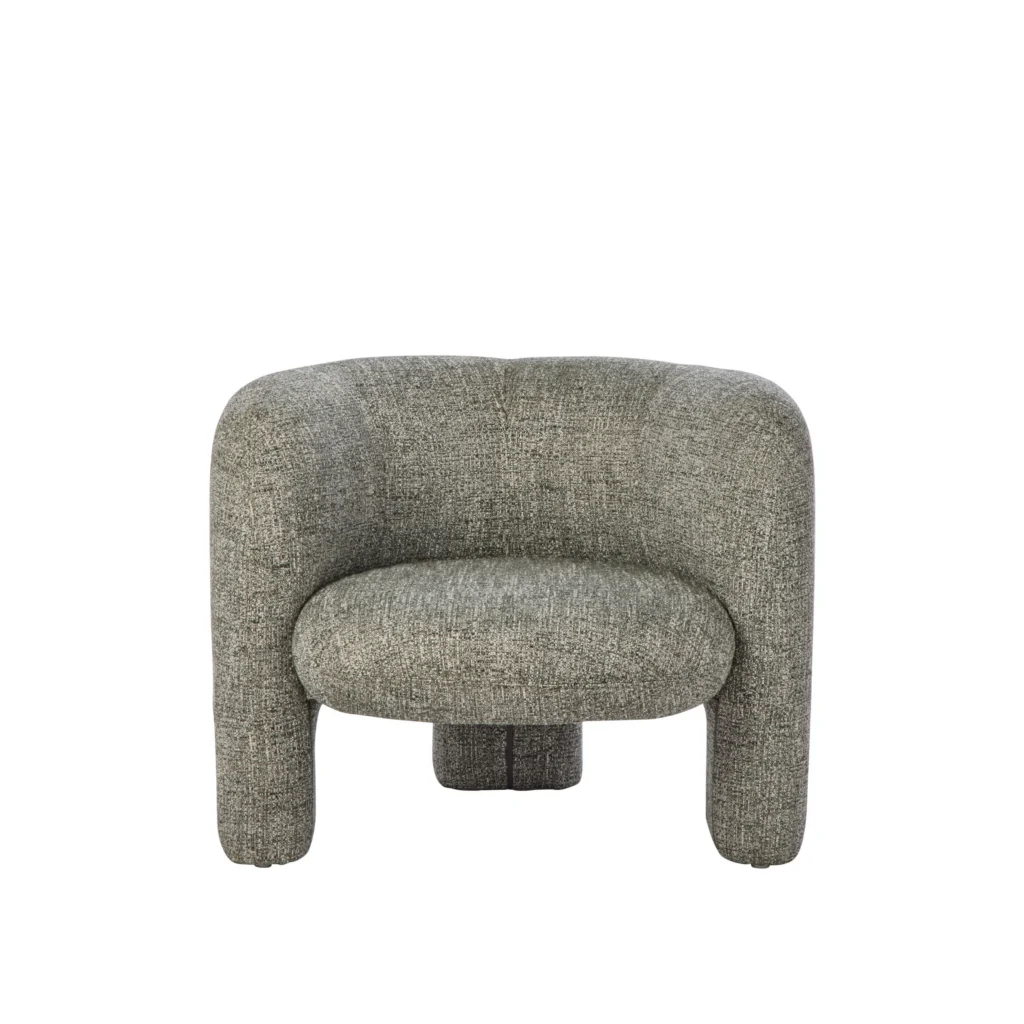 Green Elio Armchair for living room or home office