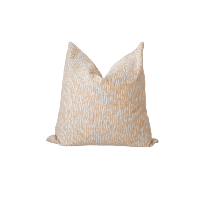 Yellow 55cm Dune cushion for modern and Scandinavian interiors