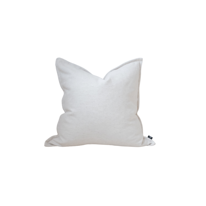 Edge Cushion 55cm Natural Woven Fabric Sofa Pillow