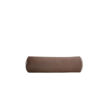 Maison Velvet Bolster - Brown