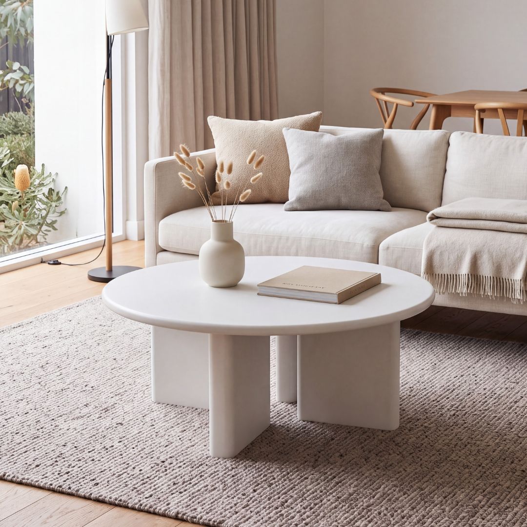 Ovo 100cm Round Coffee Table