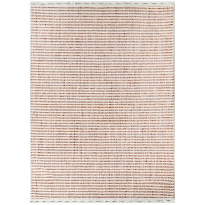 Berno Pink Ivory Loop Stripes Rug