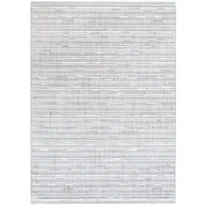 Berno Silver Ivory Loop Lines Rug