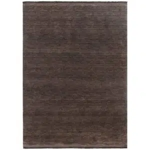 Charleston Hand-Knotted Wool Brown Rug