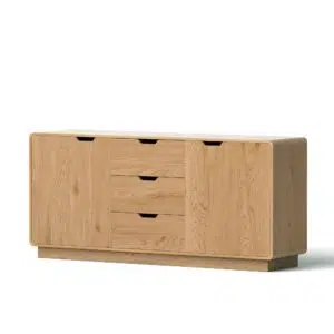 Elsa Buffet Sideboard 160cm with 3 Drawers - Oak