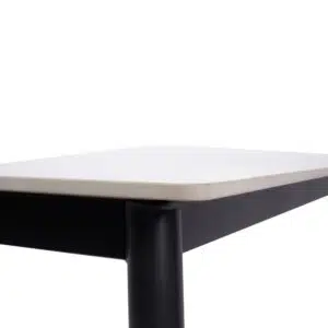 Fiore 150cm Sintered Stone Dining Table - White Marble Look