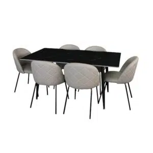 Florin Dining Chair - Beige Fabric